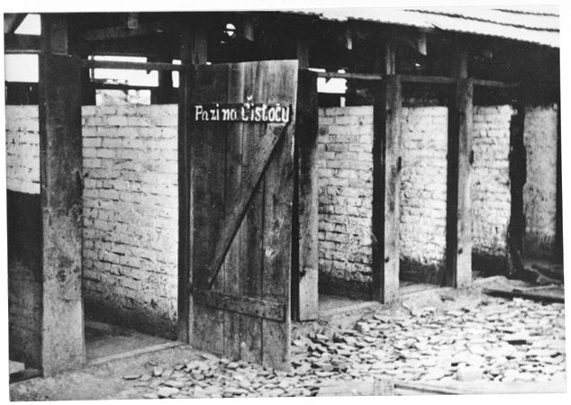 The latrines at Jasenovac